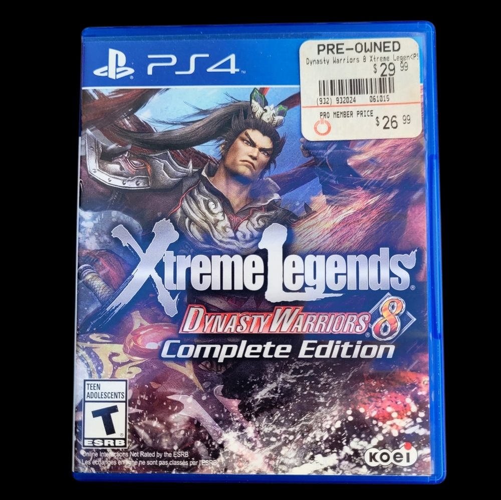 Xtreme Legends: Dynasty Warriors 8 Complete Edition PS4 Video Game EUC